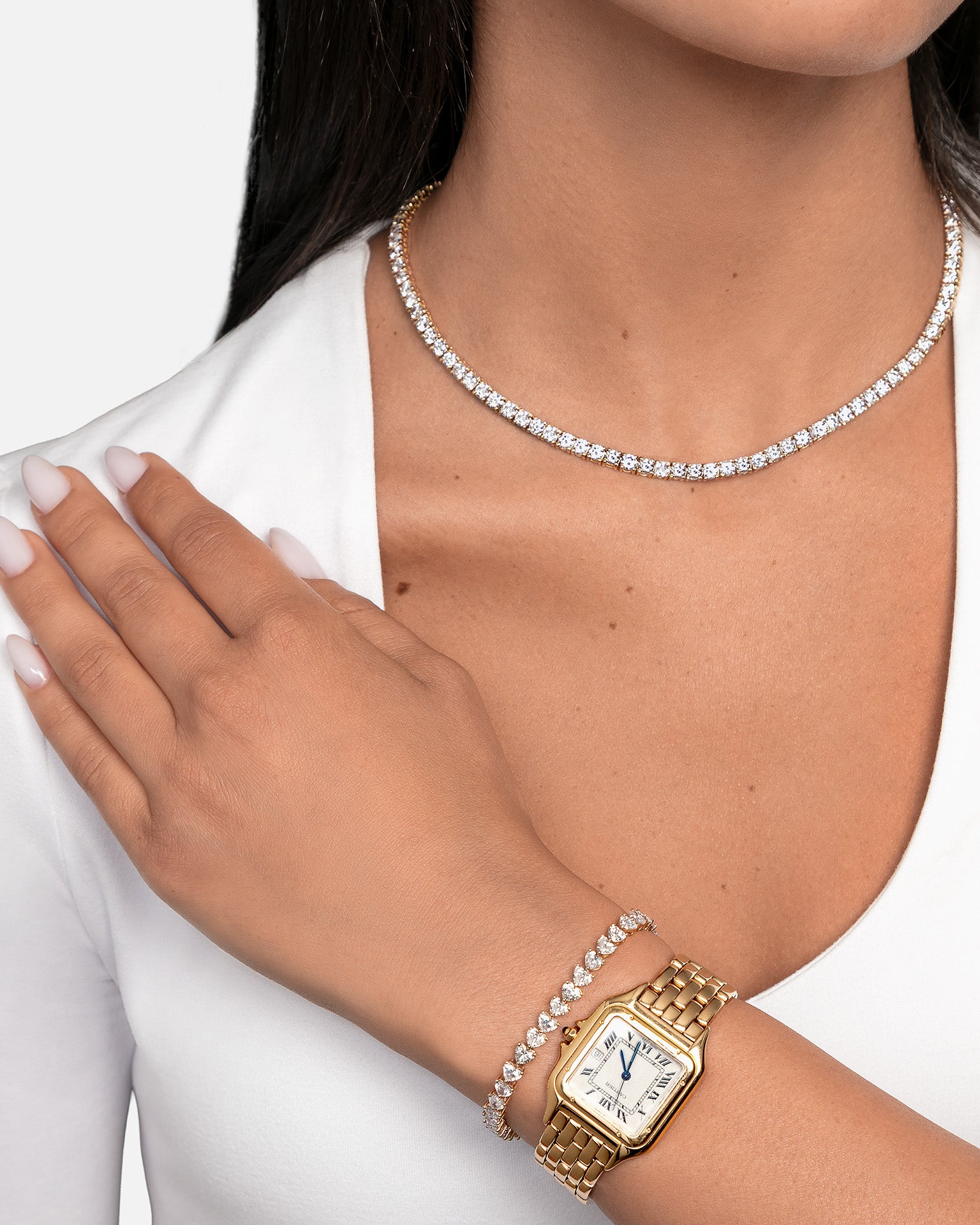 Heart Shape Tennis Bracelet (9.43 CTW)